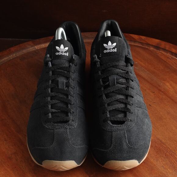 Adidas x Khaite Sneakers Mens SZ 10 Country OG Black Gum Athleisure Suede Shoes main image 13